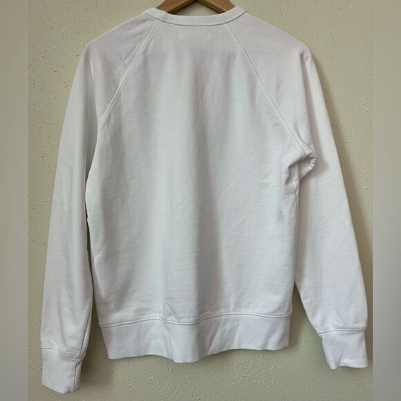 NWOT Everlane The 100% Human Unisex French Terry Crew Neck in White Size XS - Picture 4 of 9